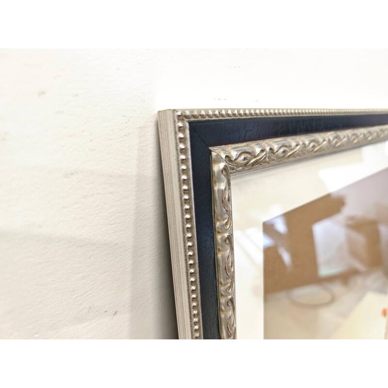 Solid Wood Picture Frame - Replaceable Canvas Art Frame with Organic Glass, Elegant Framed Wall Decor for Living Room