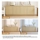 preview thumbnail 58 of 71, Wave Textured Modern Sideboard Cabinet