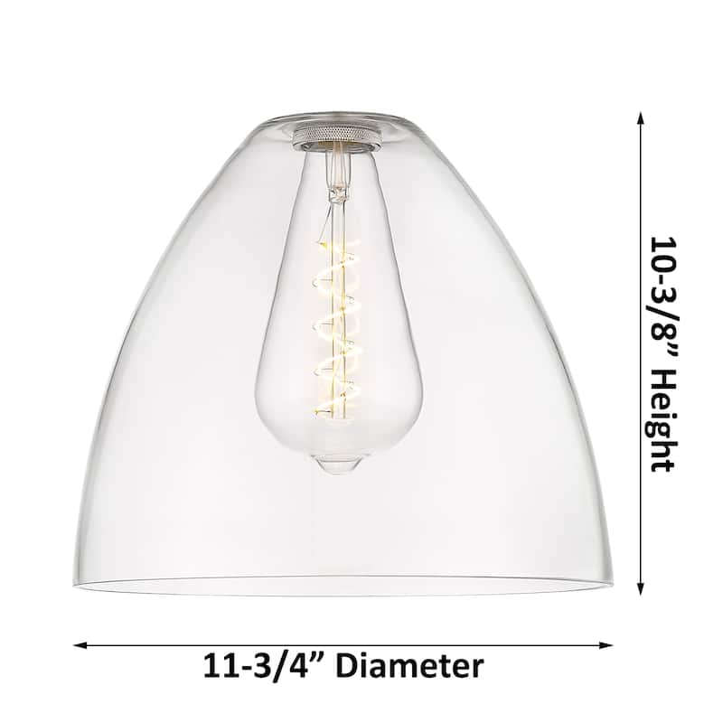 Innovations Lighting Downtown Urban - Crown Point - 1 Light 12" Bristol Cord Hung Pendant