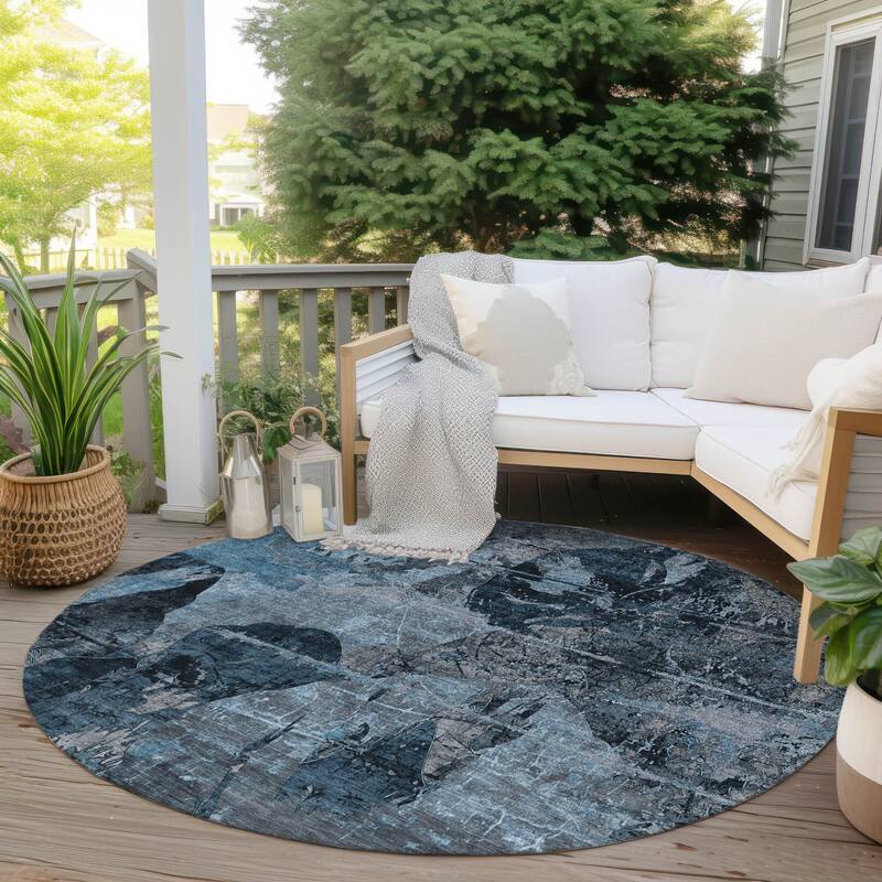 Vari Botanic Elegance Weather Resistant Classic Meets Modern Outdoor Rug