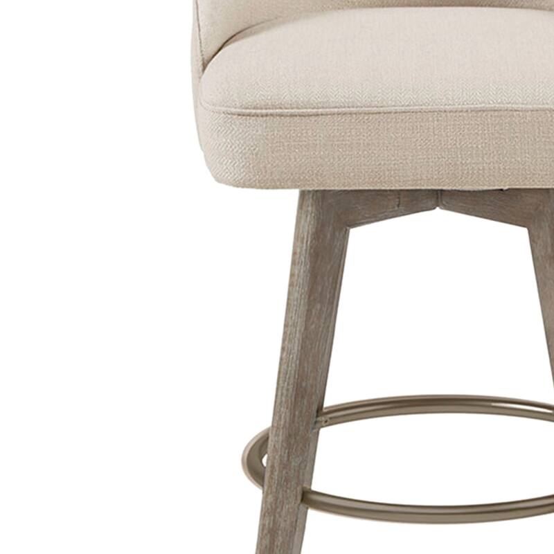 Madison Park Walsh Counter Stool With 360 degree Swivel Seat