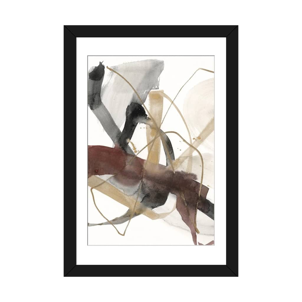 iCanvas "Burgundy Interjection I" by Jennifer Goldberger