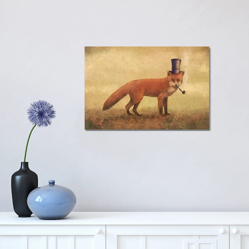 iCanvas "Crazy Like A Fox" by Terry Fan Canvas Print - 12x18x1.5