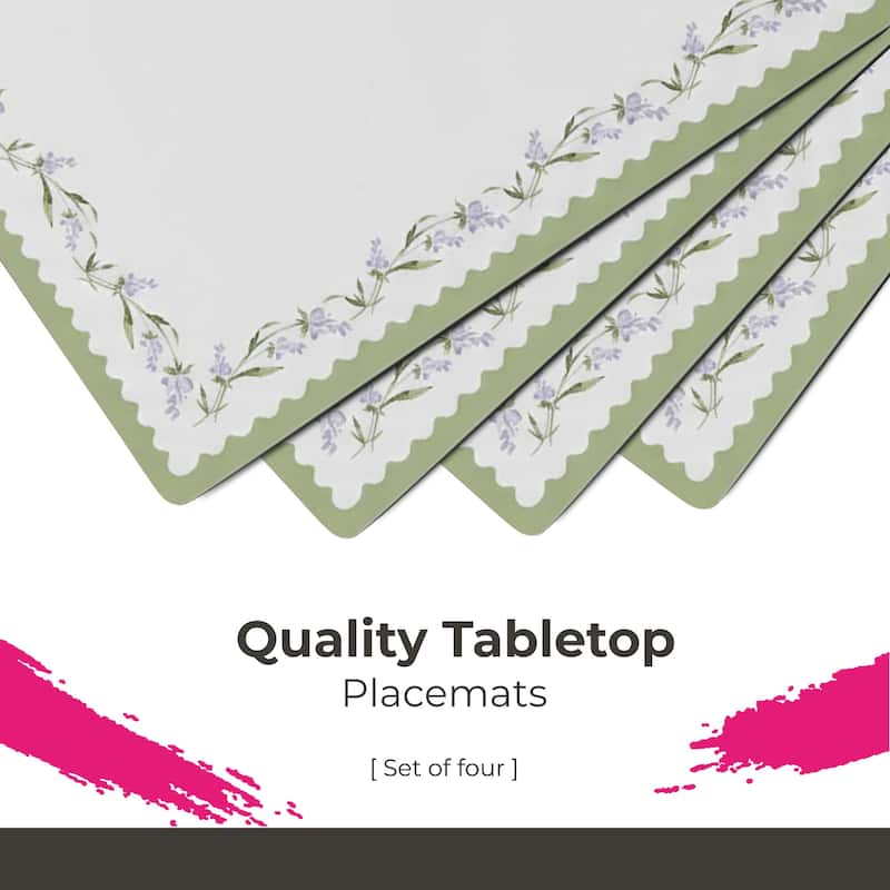 Portmeirion Lavandula Placemats, Set of 4 - 12 x 16 in