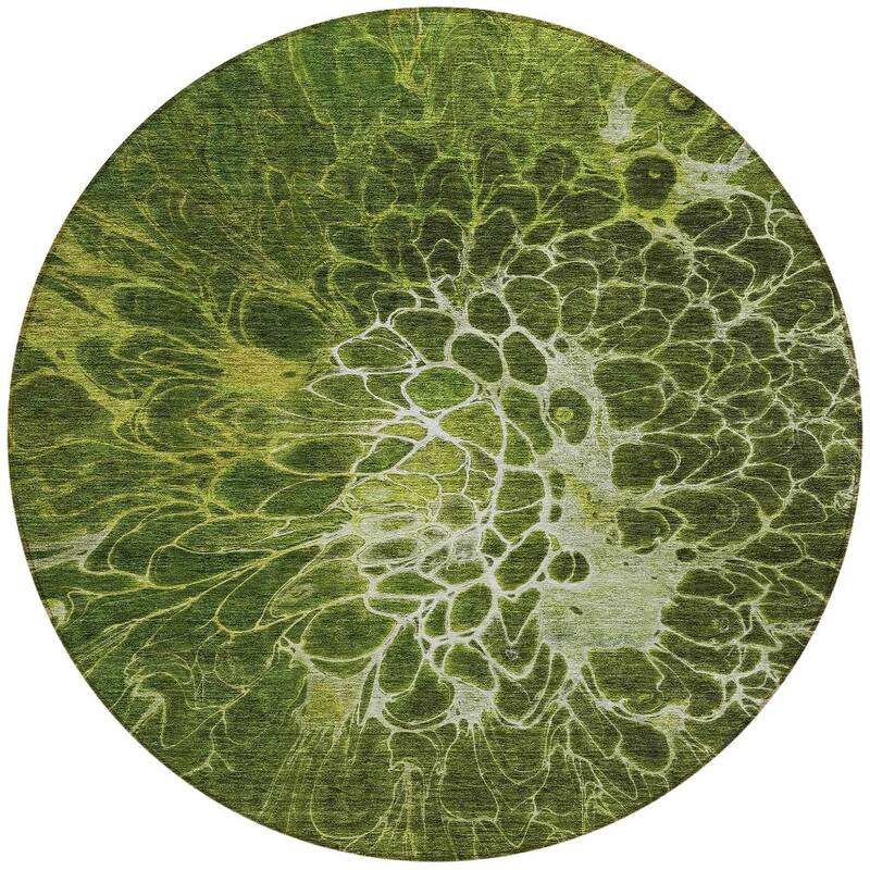 HomeRoots Abstract Transitional Rectangle Outdoor Rug