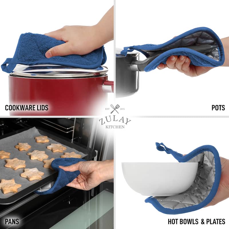 Zulay Kitchen 1-Pack Heat Resistant Cotton Pot Holders