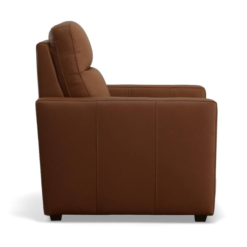 Broadway Leather Power Recliner with Power Headrest by Flexsteel