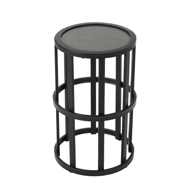 Lightweight Patio Table with Powder Coated Iron Frame