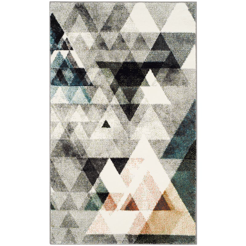 SAFAVIEH Porcello Chloie Geometric Rug - 2'7" x 5' - Grey/Blue