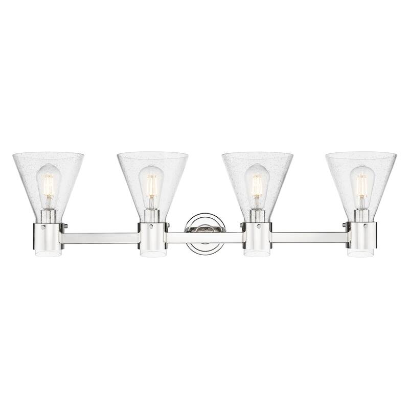 Innovations Lighting 464-4W-G464C-7SDY Lawton Cone 4 Light 34" Wide