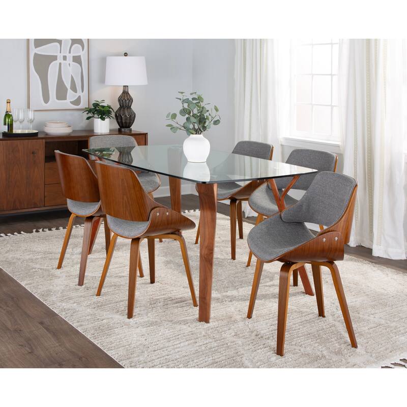 Carson Carrington Sala Svetlana 7-Piece Rectangular Dining Set