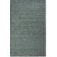 preview thumbnail 36 of 51, Elle Handmade Striped Solid Viscose Area Rug 5' x 8' - Denim
