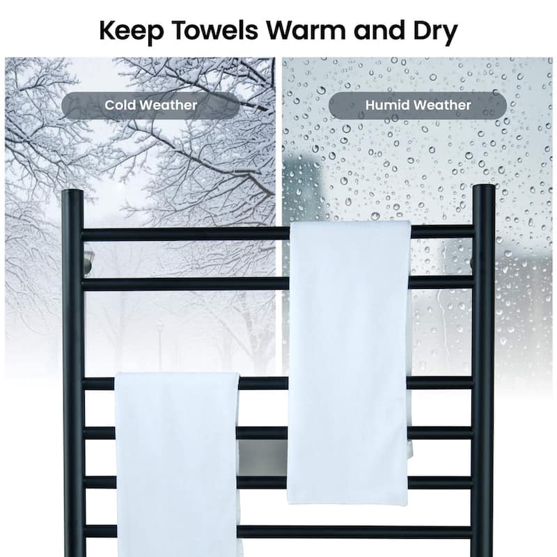 24"W x 30-1/4"H ETL Certified Hardwired/Plug-in Wall Mounted Towel Warmer