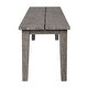 preview thumbnail 6 of 8, Uttermost Forsyth Dark Gray Outdoor Bench