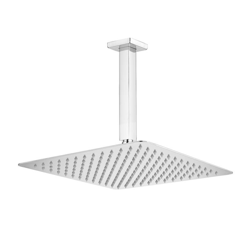 Shower Faucets Sets Complete Shower System 12 Inches Rain Shower Head with Handheld Shower Valve