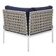 preview thumbnail 11 of 19, Harmony 10-Piece Sunbrella® Basket Weave Outdoor Patio Aluminum Sectional Sofa Set