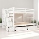 preview thumbnail 7 of 17, Full Over Full Bunk Bed with Storage Drawers and Shelves, Convertible Staircase Bunk Beds with Guardrails,No Box Spring Required