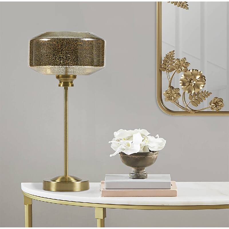 INK+IVY Lumivive 17" Mercury Glass Table Lamp