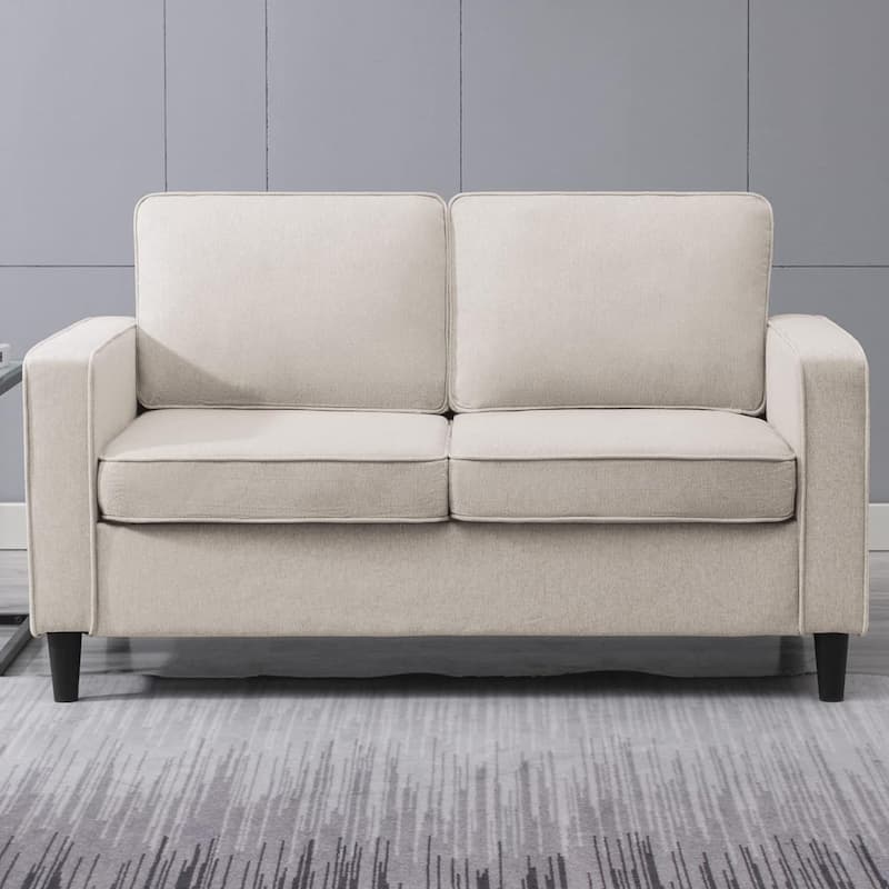 Mixoy Convertible Living Room Furniture Set-Single Sofa/Loveseat/3-Seat Sofa with Ottoman for DIY Combination