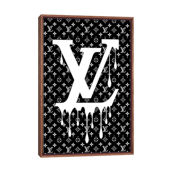 Large Wall Art, Framed Art, Louis Vuitton Black And White, by