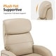 preview thumbnail 7 of 9, MCombo Dual Motor Power Recliner Chair for Adults, Modern Faux Leather Electric Swivel Recliner with USB Charging