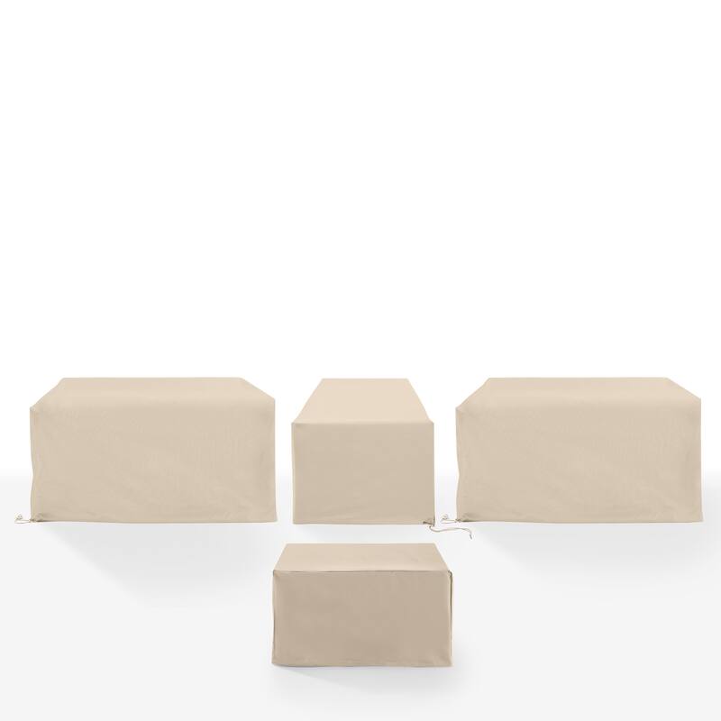 Crosley 4Pc Outdoor Sectional Furniture Cover Set