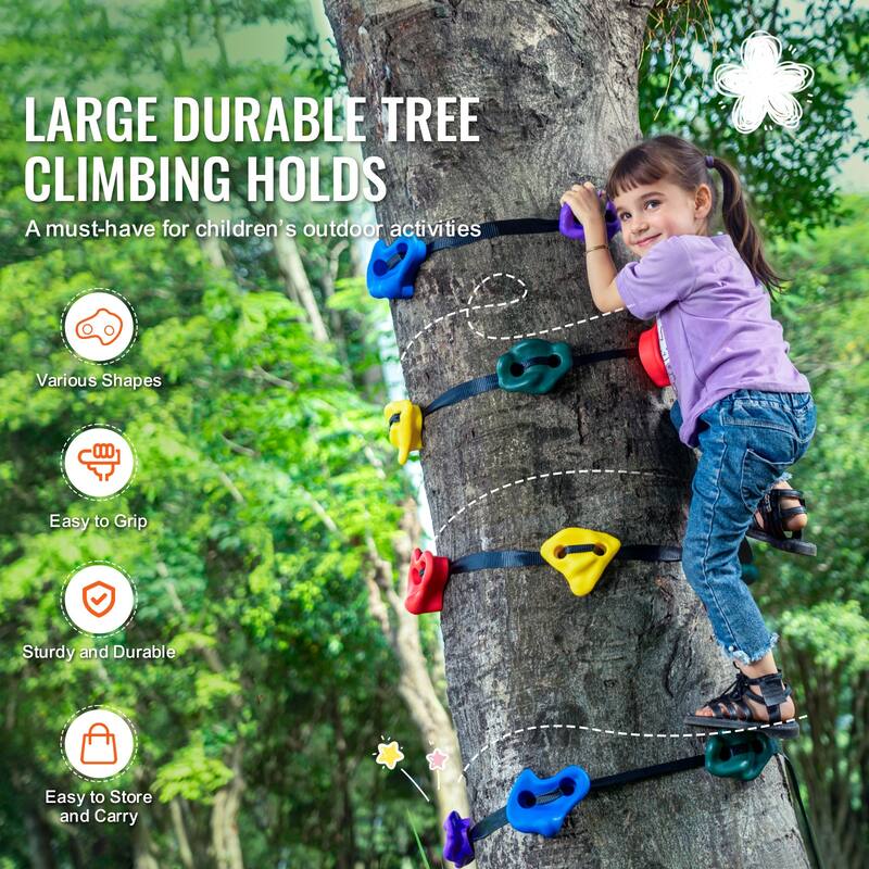 Ninja Tree Climbing Kit for Outdoor Ninja Warrior Obstacle Training
