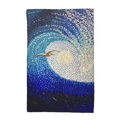 Wave and Pelican Kitchen Towel - 16x25