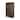 Wallen Solid Dark Brown Wood Curio Cabinet