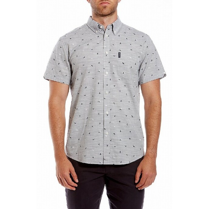 ben sherman button down short sleeve