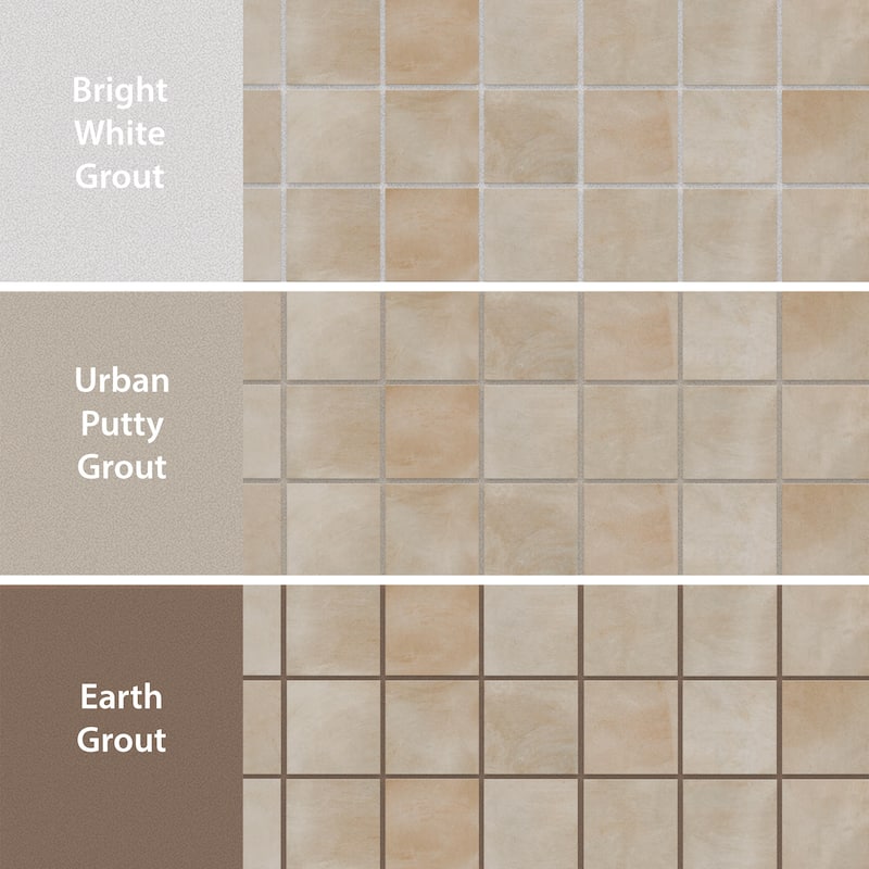 Merola Tile Laverton Taco Arena 1-5/8" x 1-5/8" Porcelain Floor and Wall Tile