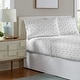 preview thumbnail 25 of 24, Pointehaven Printed Cotton Flannel Hemstitch Deep Pocket Bed Sheet Set