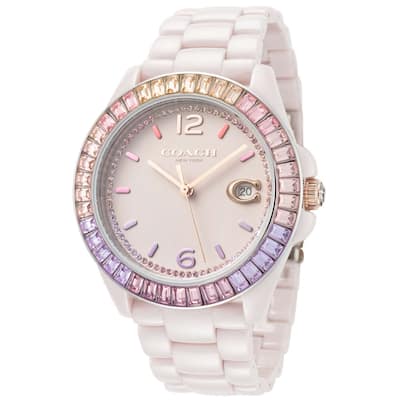 Coach Women's Greyson Pink Dial Watch - 14504020 - 6 (36)