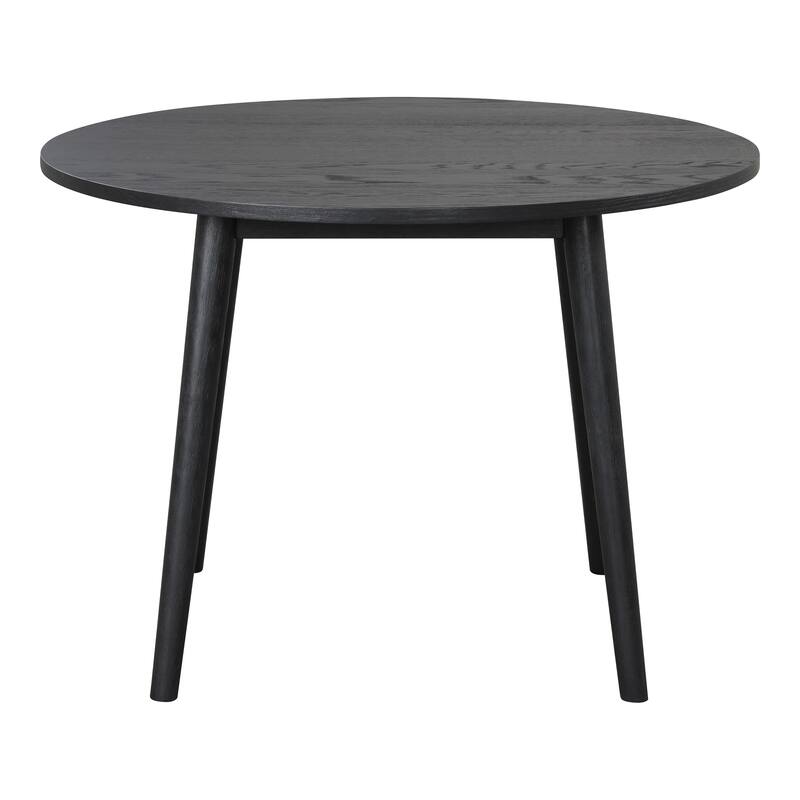 Furniture of America Galgary Mid-Century Modern 5-Piece Round Wooden Dining Table Set