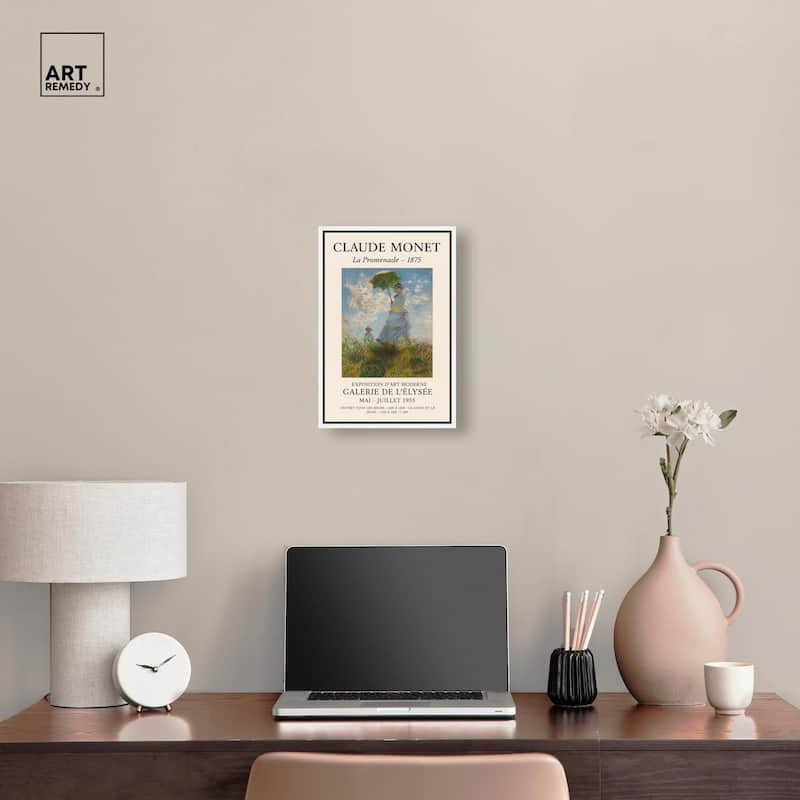 Woman with a Parasol Canvas by Art Remedy