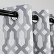 preview thumbnail 33 of 58, DriftAway Mason/Geo Thermal Insulated Blackout Grommet Window Curtain Panel
