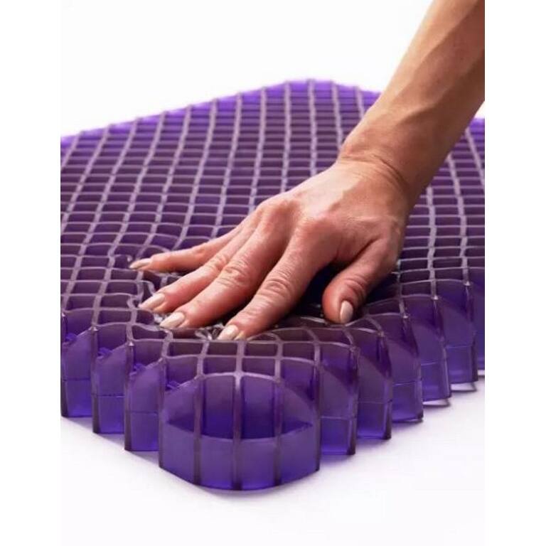 Purple - Simply Modern Seat Cushion with 100% Grid Support and Anti-Slip Portable Design
