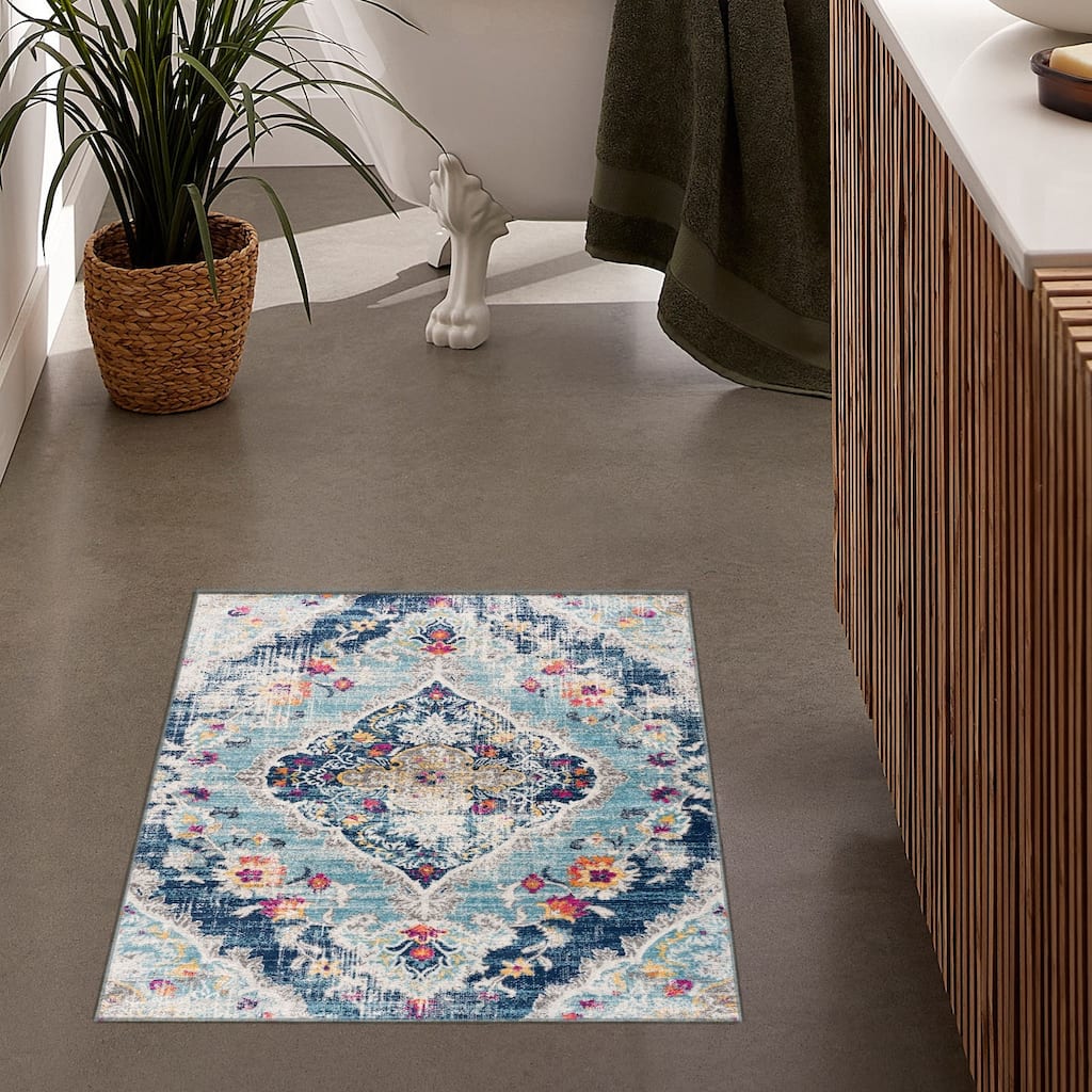 Rekom Non Skid Area Rug By HomeRoots - 2' x 3'