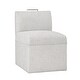 preview thumbnail 2 of 18, Dayla Modern Fabric Upholstered Caster Dining Chair by Greyson Living