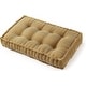 preview thumbnail 17 of 24, Rainha - 40" Ultra Thick Tufted Floor Pillow