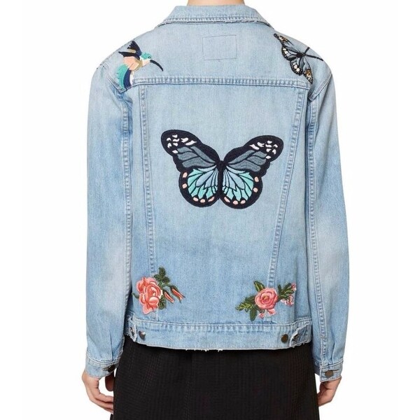 butterfly jean jacket