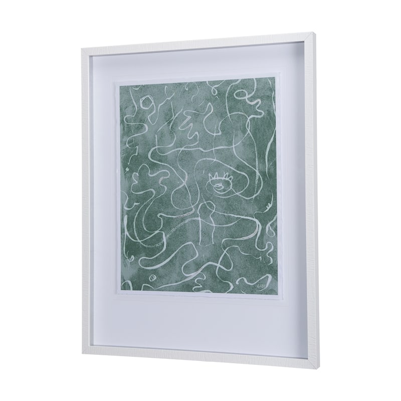 Thread Green II Framed Art Print