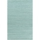 preview thumbnail 43 of 64, Hand Woven Yale Contemporary Solid Braided New Zealand Wool Area Rug Sky - 5' x 8'