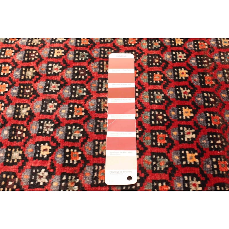 ECARPETGALLERY Hand-knotted Andelz Red Wool Rug - 2'6 x 6'6