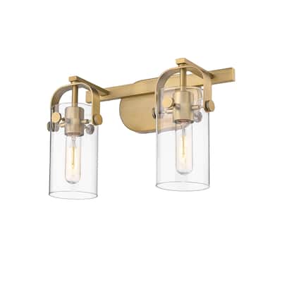Innovations Lighting 423-2W-10-15 Pilaster II Cylinder Vanity Pilaster