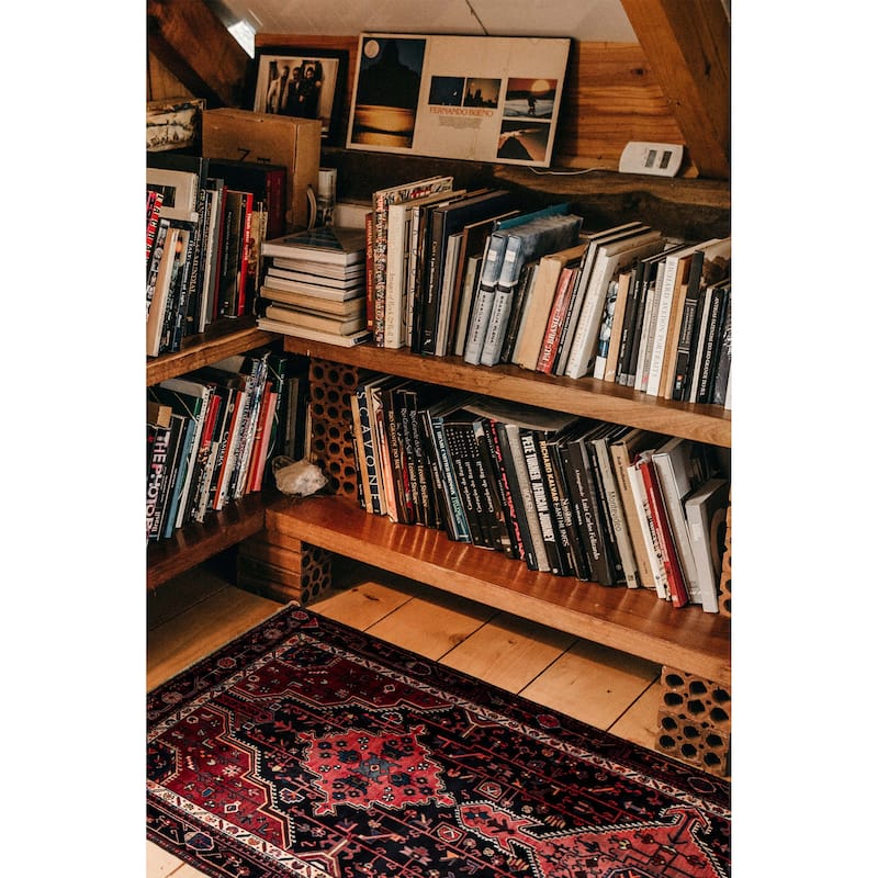 ECARPETGALLERY Hand-knotted Anadol Navy Wool Rug - 4'7 x 10'1