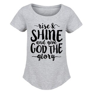 Shop Rise And Shine And Give God The Glory Youth Girl Short
