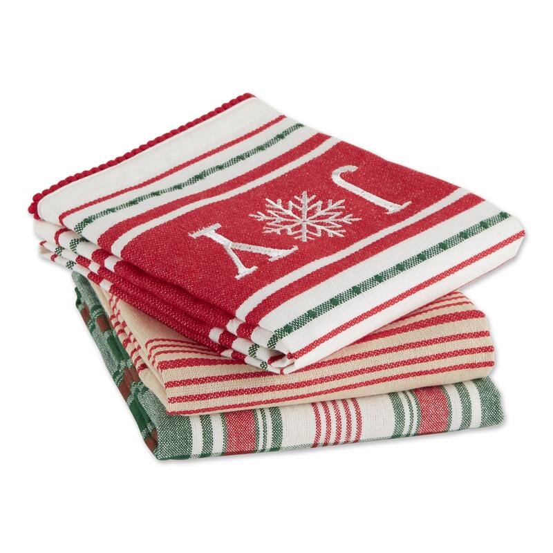 DII Asst Holiday Dishtowel (Set of 3)