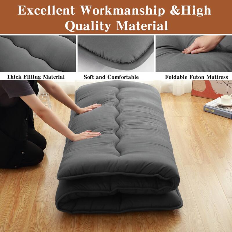 Japanese Futon Floor Mattress, Japanese Style Floor Mattress Sleeping Mattress Pad Tatami Mat