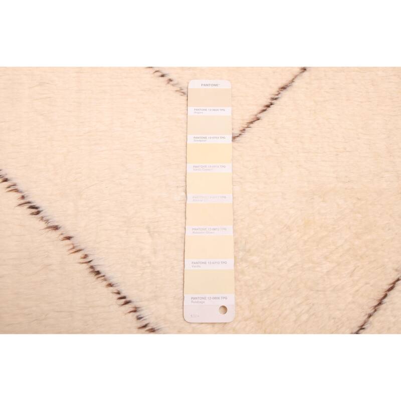 ECARPETGALLERY Hand-knotted Pak Finest Marrakesh Cream Wool Rug - 5'1 x 6'8